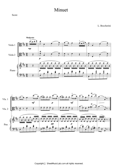 Minuet in D