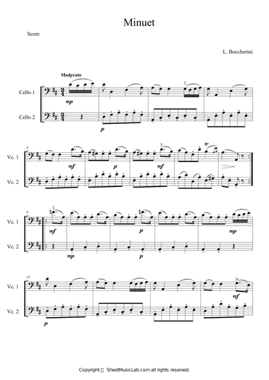 Minuet in D