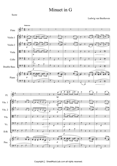 Minuet in G major