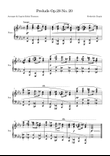 Prelude in C Minor Op. 28 No. 20