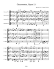 Canzonetta Op. 12