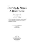 Everybody Needs A Best Friend