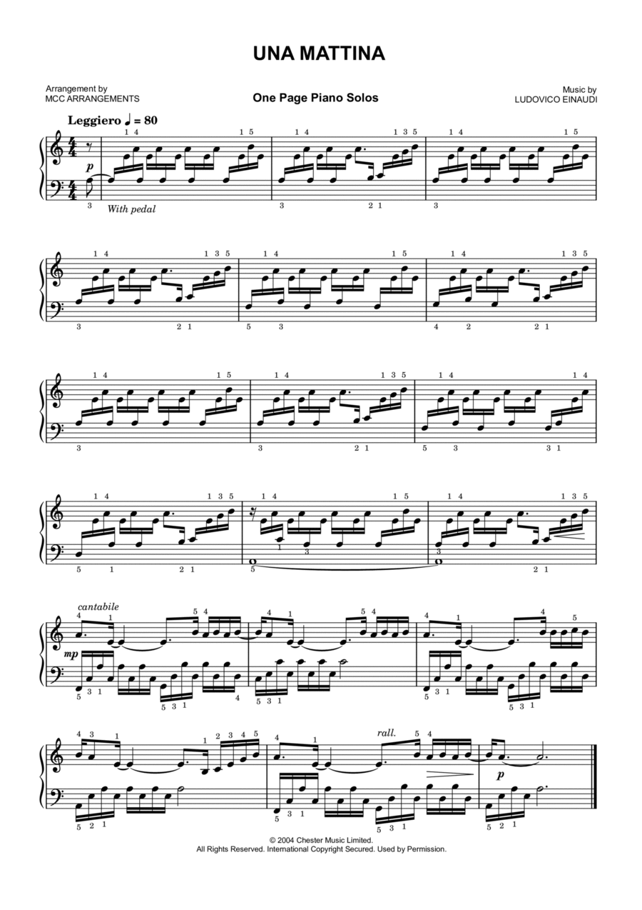 Una Mattina Piano Method scores gallery preview page 1
