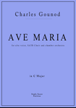 AVE MARIA in C MAJOR - Score Only