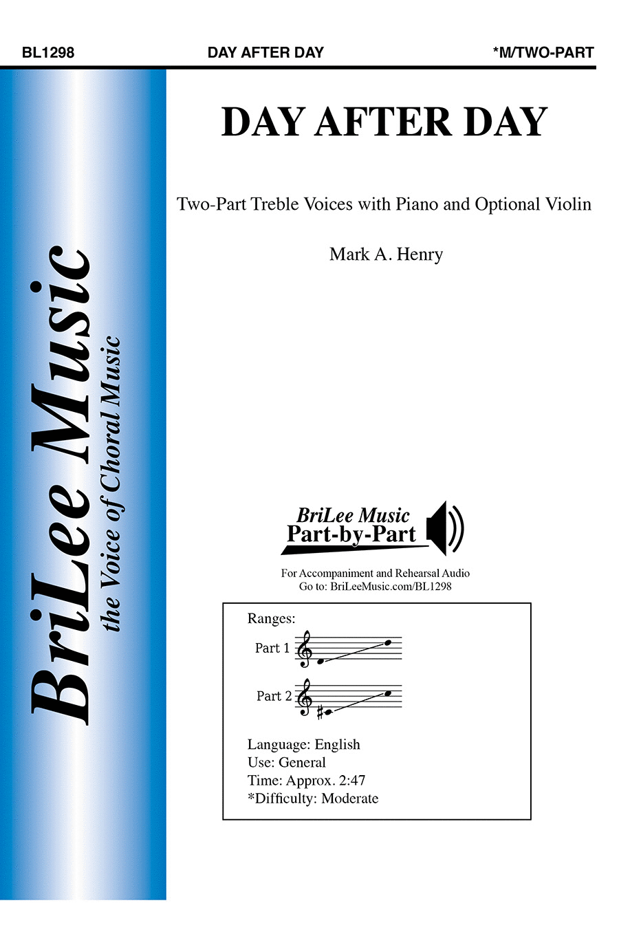Day After Day Day After Day Choir scores gallery preview page 1