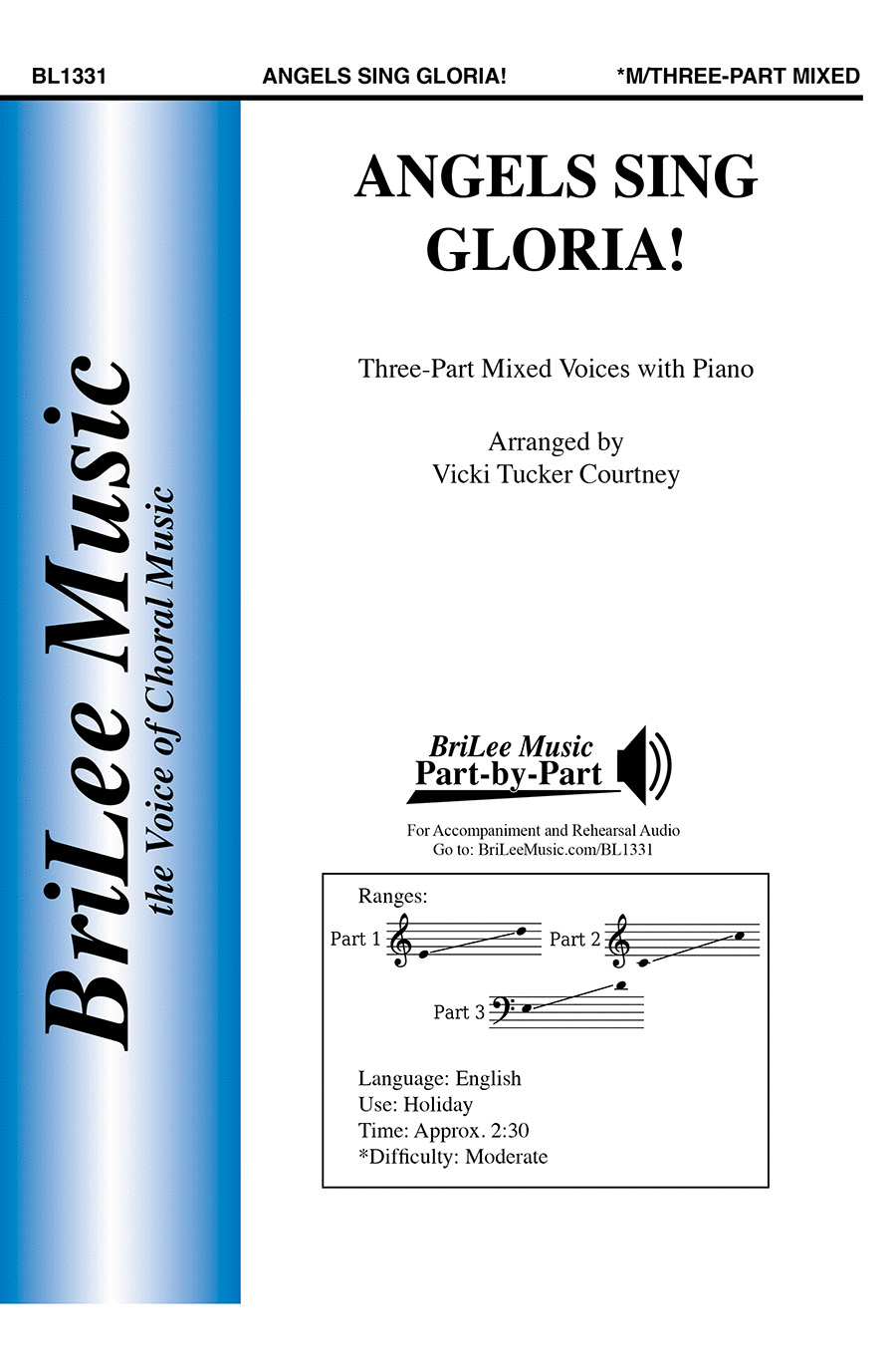 Angels Sing Gloria! Angels Sing Gloria! 3-Part scores gallery preview page 1