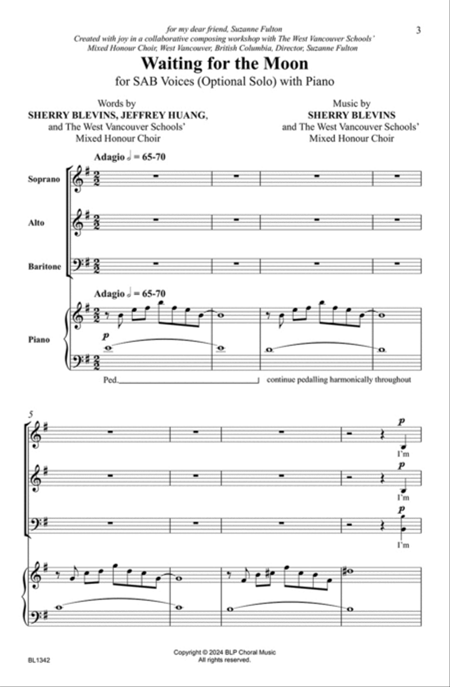Waiting for the Moon Choir scores gallery preview page 2