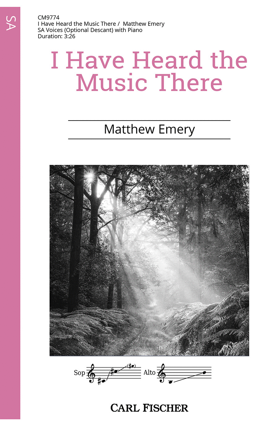 I Have Heard the Music There Choir scores gallery preview page 1