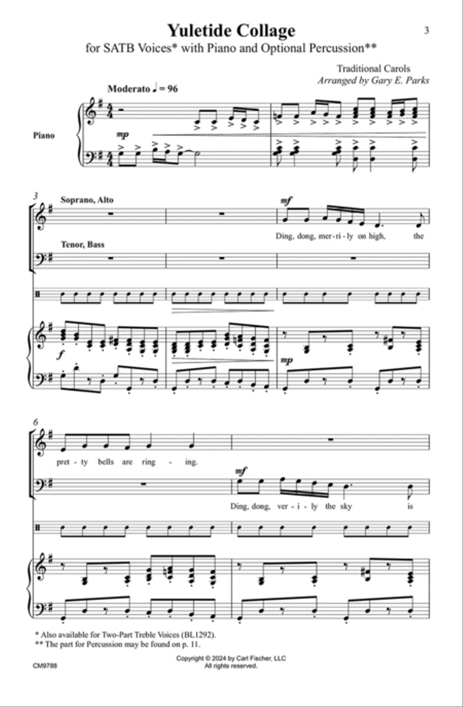 Yuletide Collage Yuletide Collage Choir scores gallery preview page 2