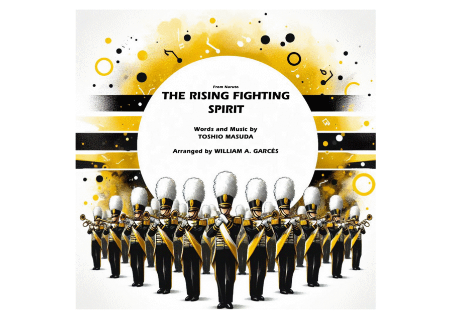 The Rising Fighting Spirit Marching Band scores gallery preview page 1