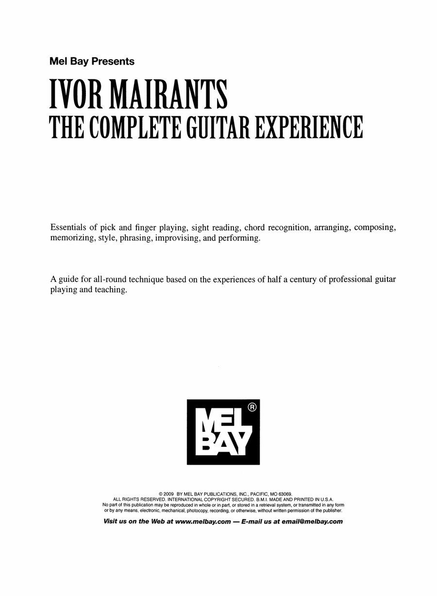 Ivor Mairants: The Complete Guitar Experience Electric Guitar - Digital Sheet Music page 2