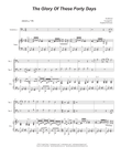 The Glory Of These Forty Days (Trombone Duet) mini preview