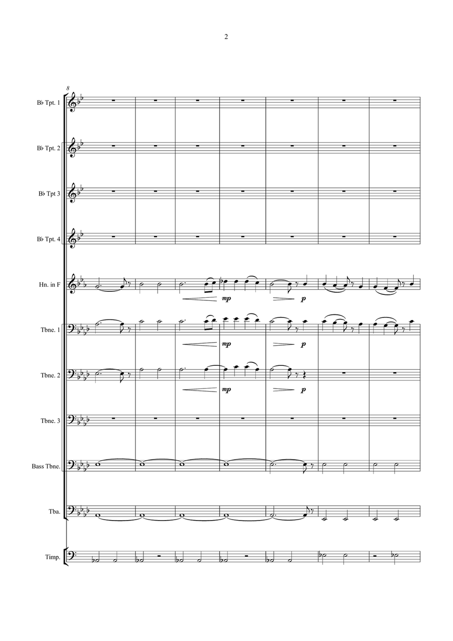 Dead March (Saul) Dead March (Saul) Brass Ensemble scores gallery preview page 2