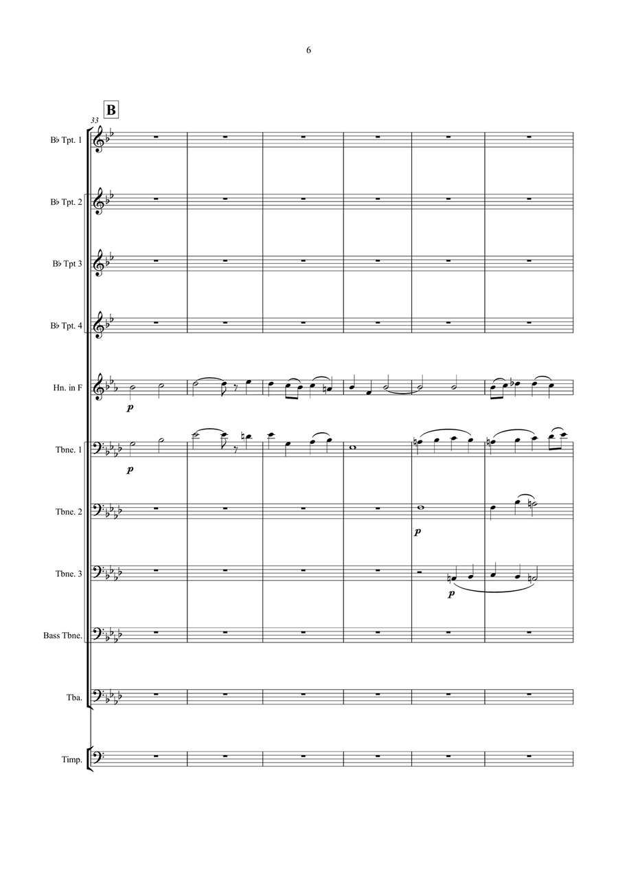 Dead March (Saul) Dead March (Saul) Brass Ensemble scores gallery preview page 6