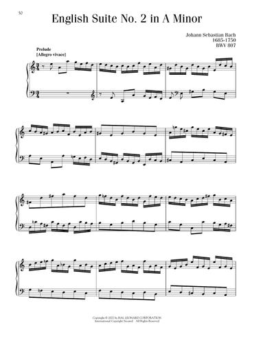 English Suite No. 2, BWV 807