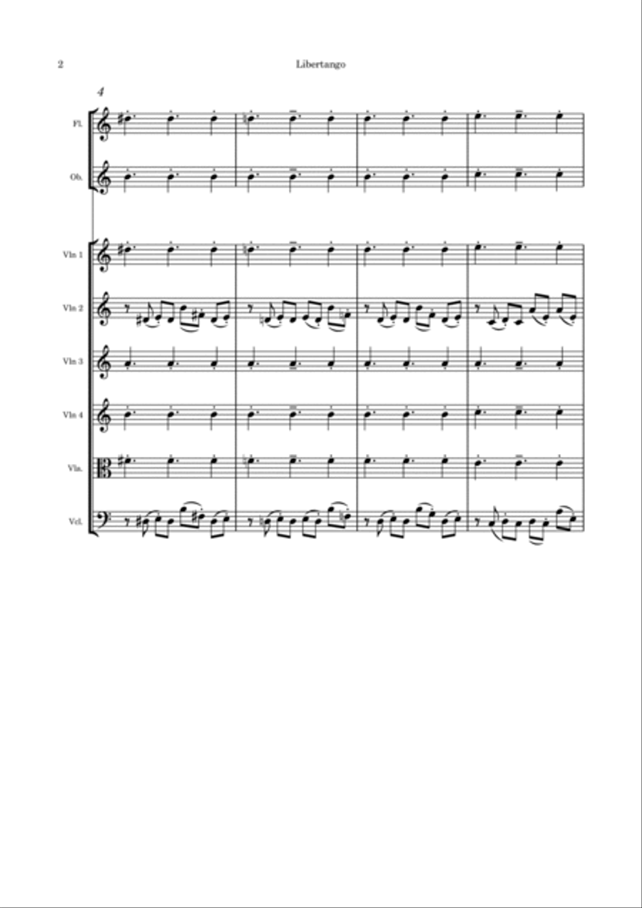 Libertango Flute scores gallery preview page 2
