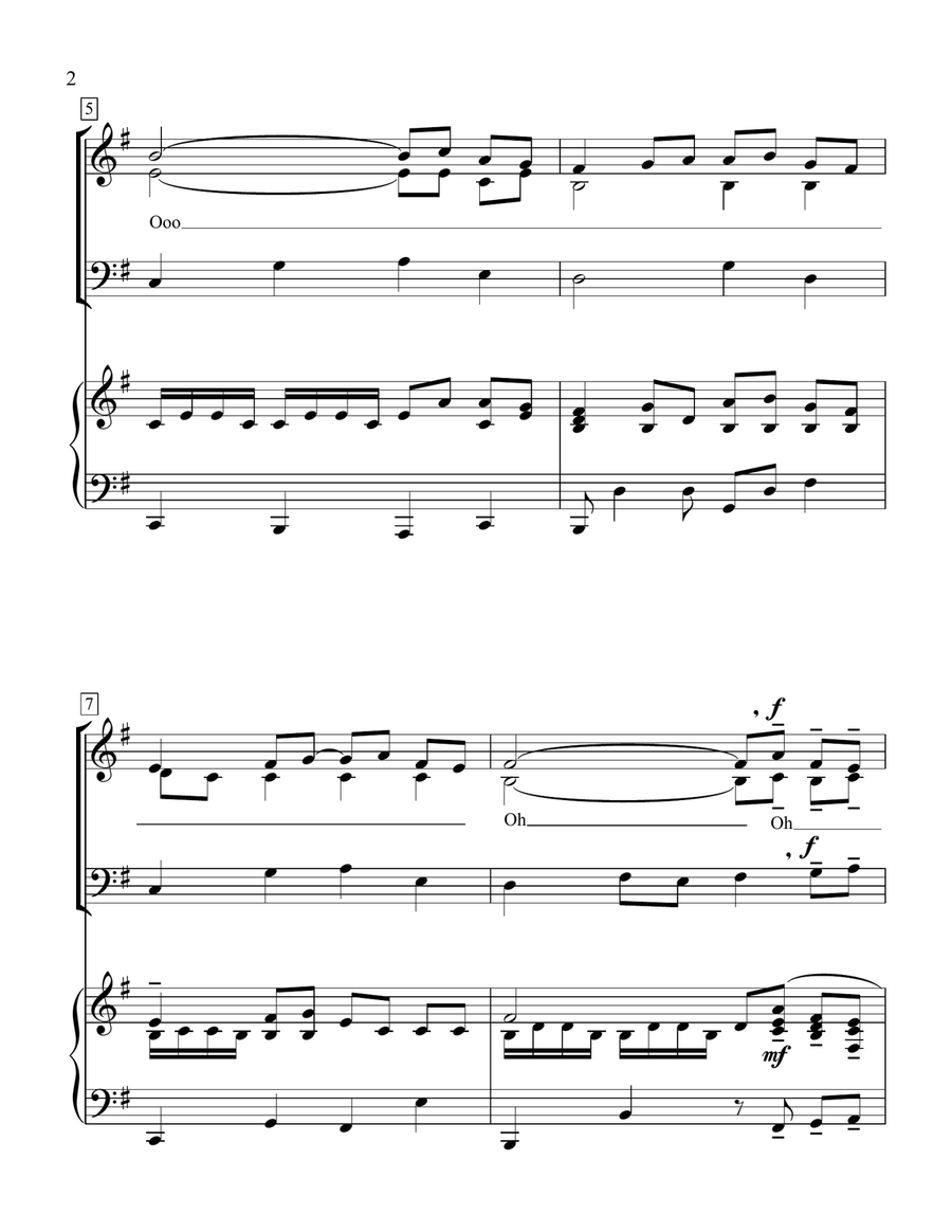 Pavane Pavane 4-Part scores gallery preview page 2