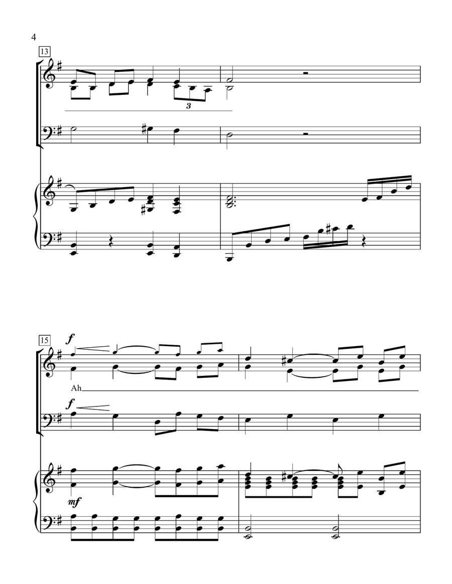 Pavane Pavane 4-Part scores gallery preview page 4