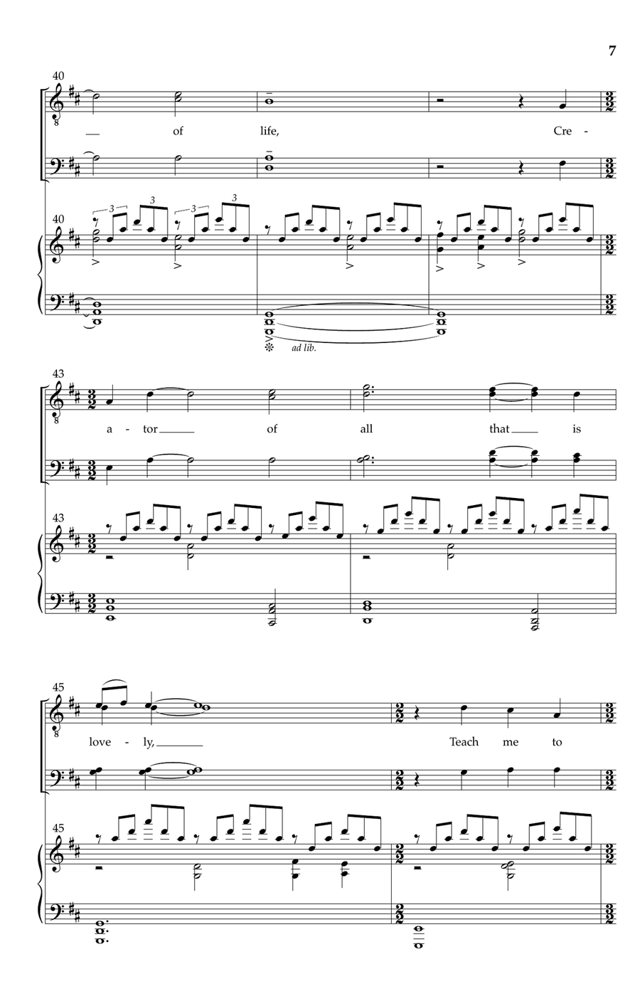 The Music Of Living The Music Of Living TTBB scores gallery preview page 6