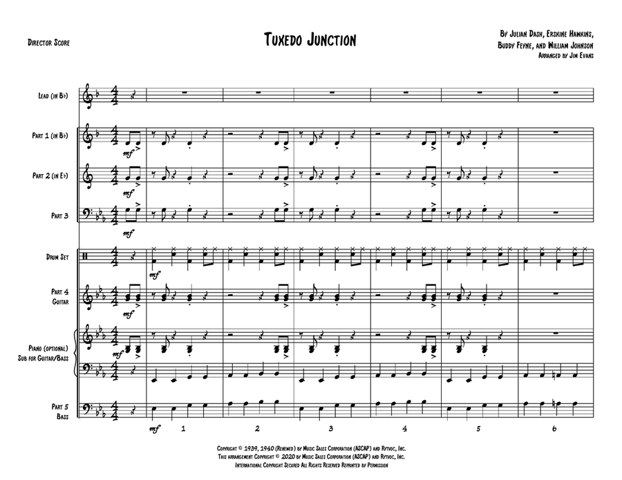 Tuxedo Junction Small Ensemble scores gallery preview page 2