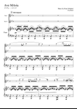 "Ave Maria" Piano trio, (Bdur) flute duet mini preview
