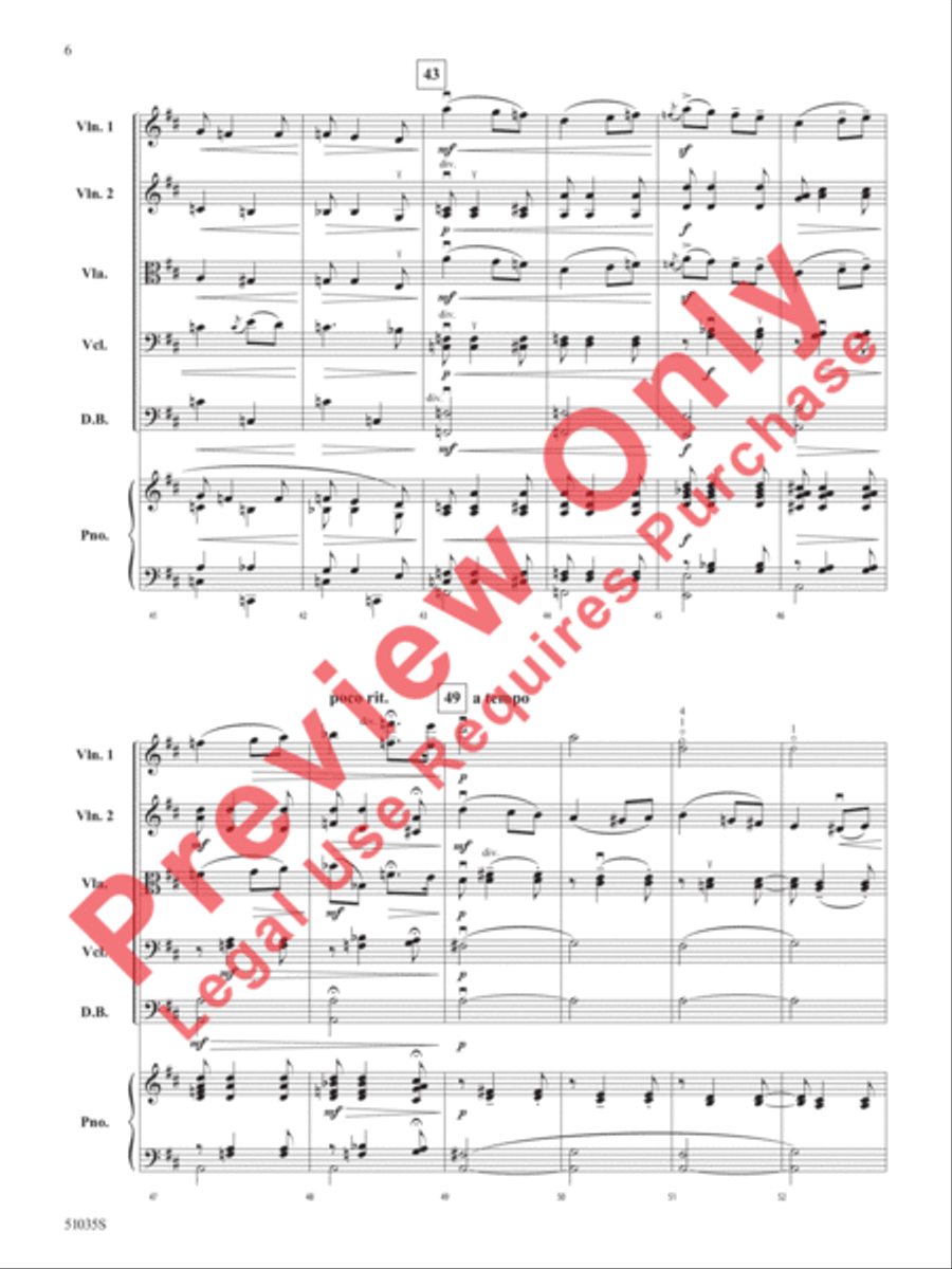 Salut d'Amour Salut d'Amour String Orchestra scores gallery preview page 7