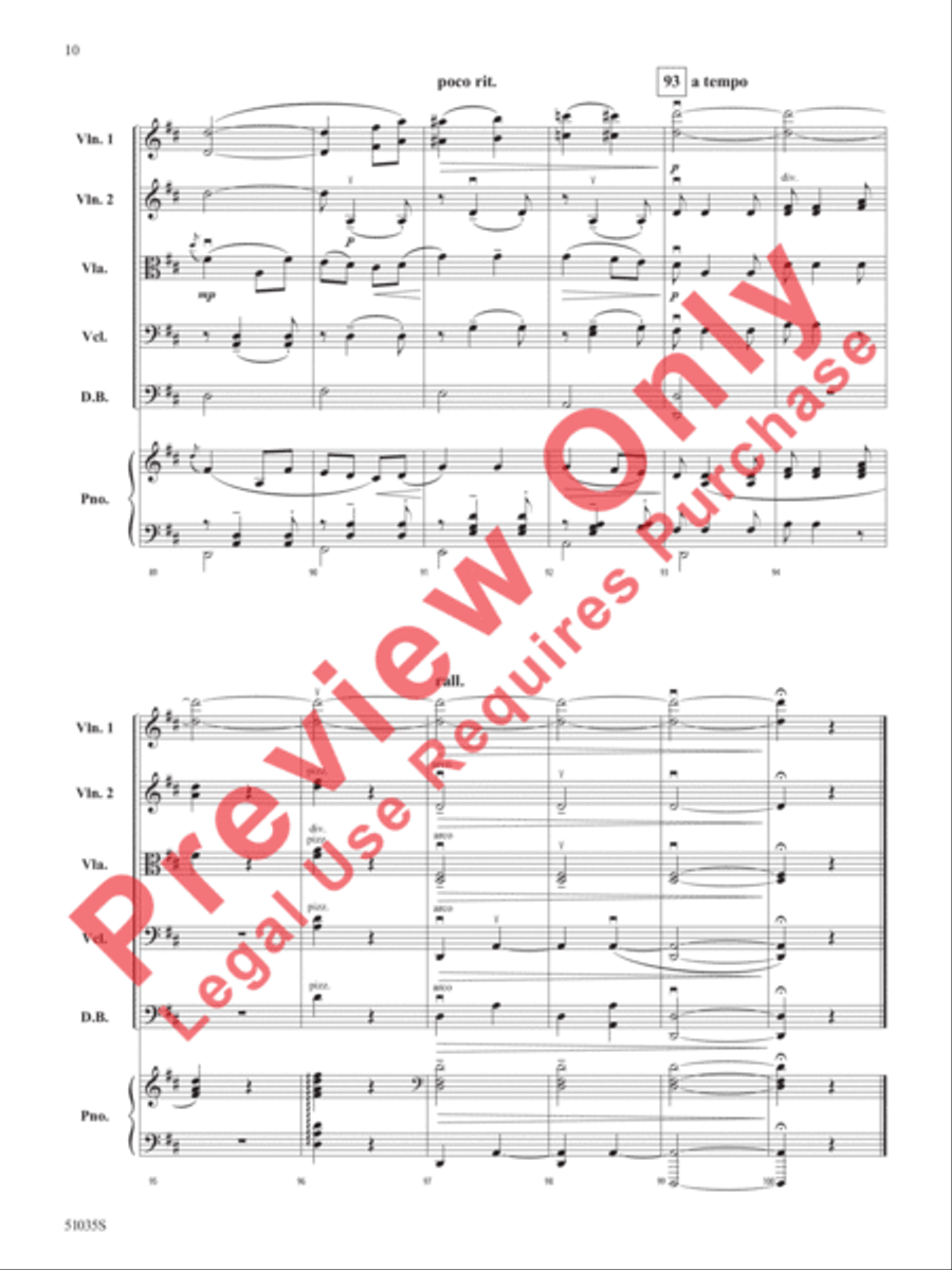 Salut d'Amour Salut d'Amour String Orchestra scores gallery preview page 11