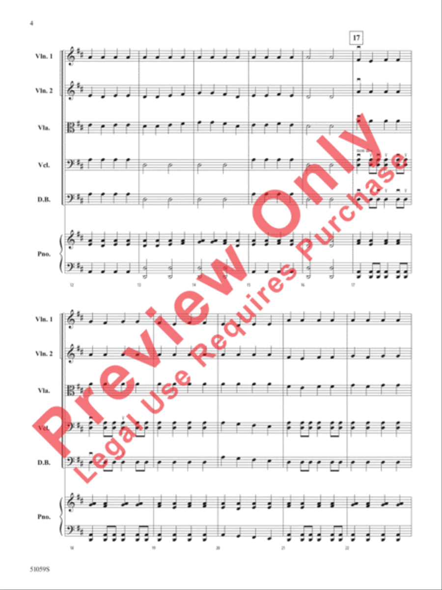 Five Note Fiddler Five Note Fiddler String Orchestra scores gallery preview page 5