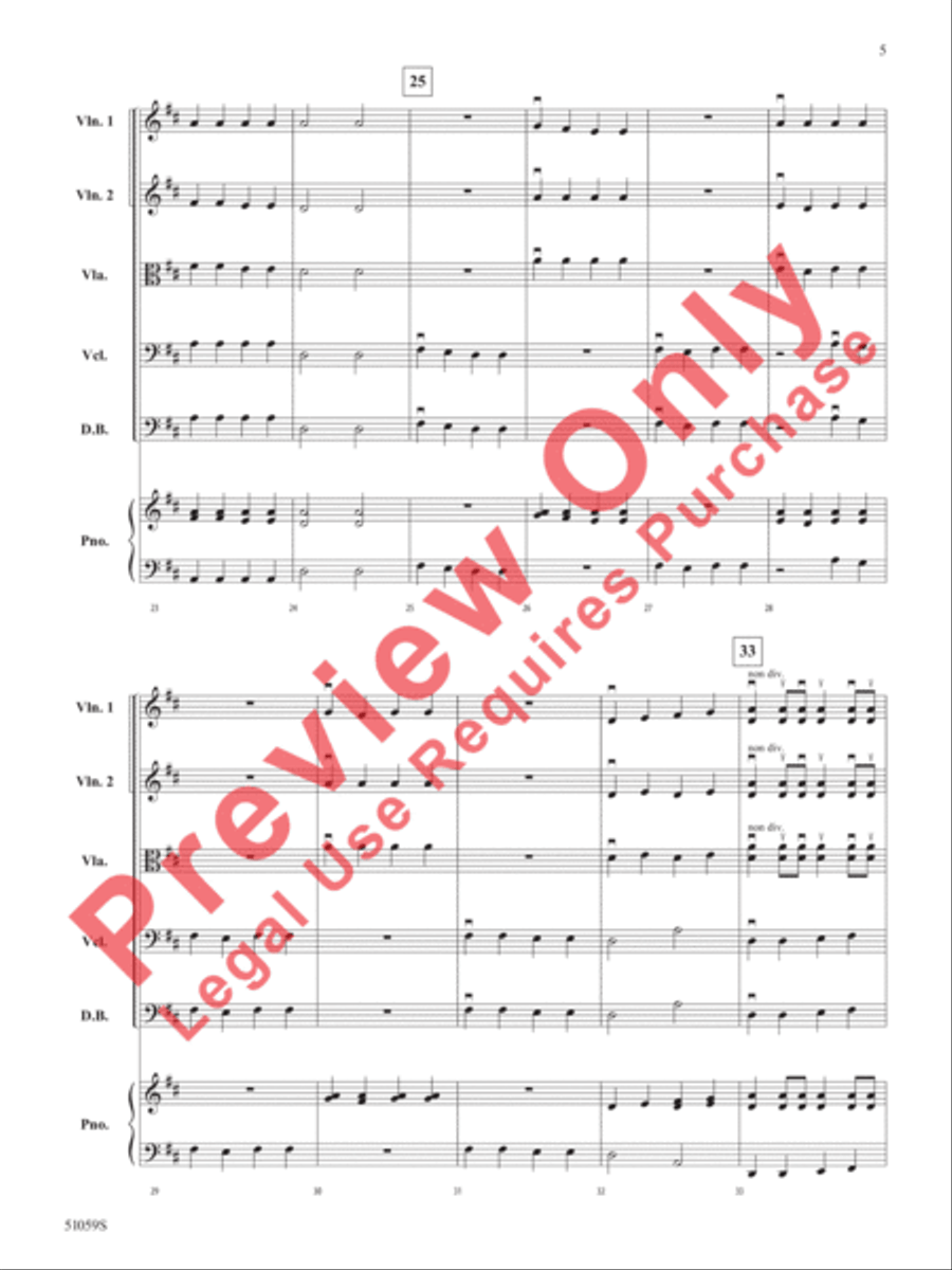 Five Note Fiddler Five Note Fiddler String Orchestra scores gallery preview page 6