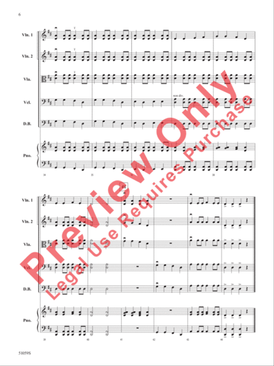Five Note Fiddler Five Note Fiddler String Orchestra scores gallery preview page 7