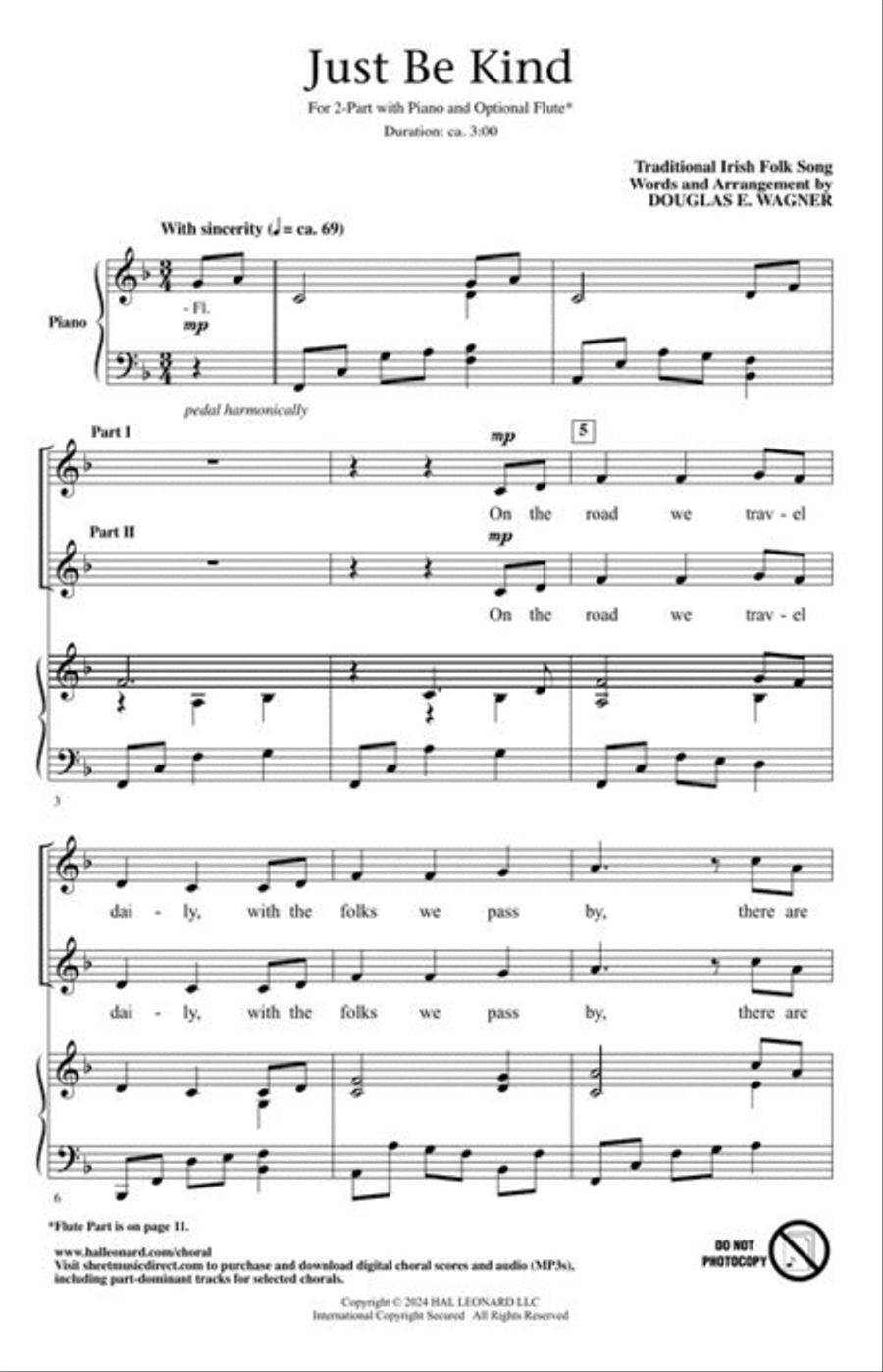Just Be Kind Just Be Kind 2-Part scores gallery preview page 3