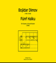 Fünf Haiku für Sopran, Alt und Klavier (1964)