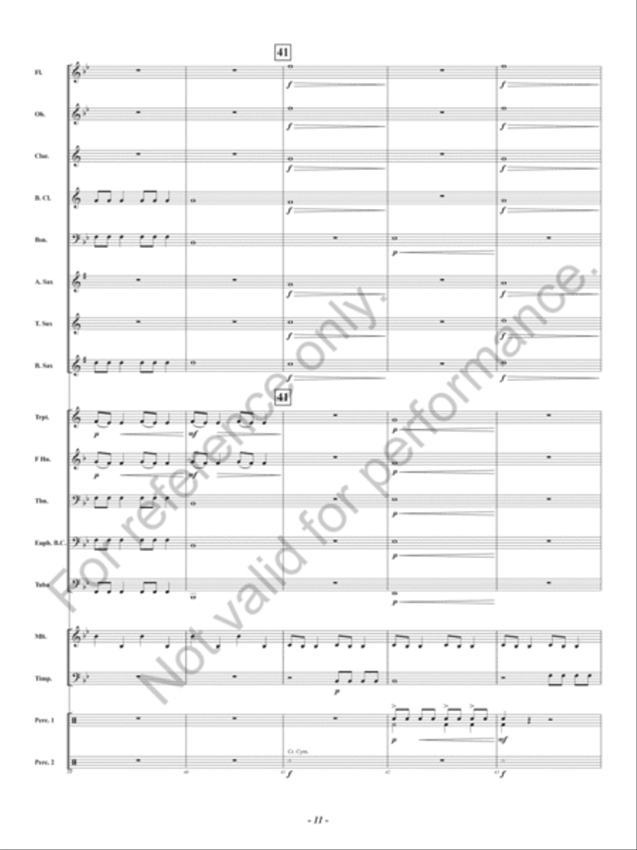 To Dare Greatly To Dare Greatly Concert Band scores gallery preview page 12