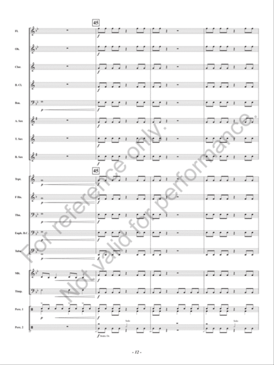 To Dare Greatly To Dare Greatly Concert Band scores gallery preview page 13