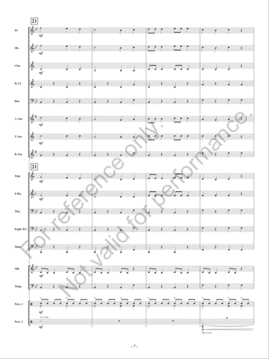 To Dare Greatly To Dare Greatly Concert Band scores gallery preview page 8