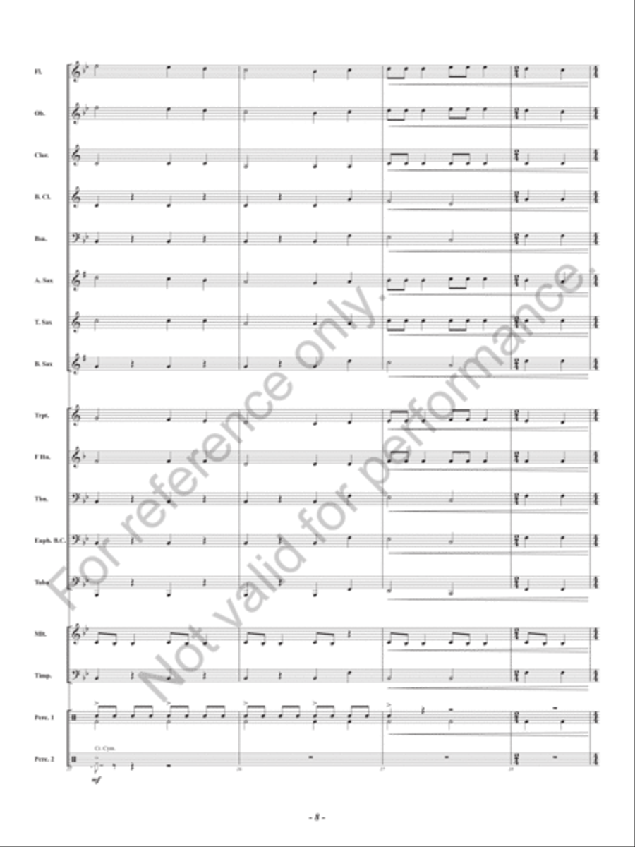 To Dare Greatly To Dare Greatly Concert Band scores gallery preview page 9