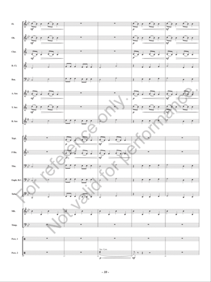 To Dare Greatly To Dare Greatly Concert Band scores gallery preview page 11