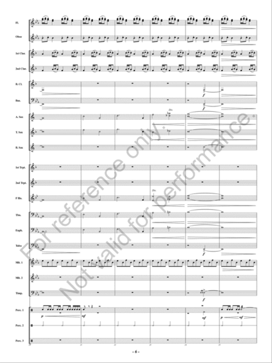 Flying Fortress Flying Fortress Concert Band scores gallery preview page 7