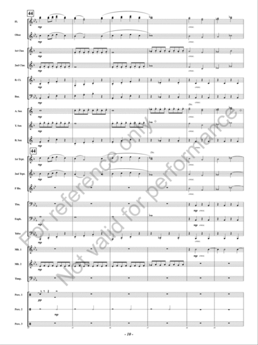 Flying Fortress Flying Fortress Concert Band scores gallery preview page 11