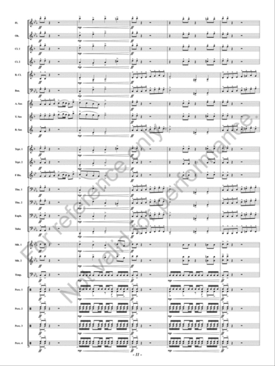 Mystic Forest Mystic Forest Concert Band scores gallery preview page 12