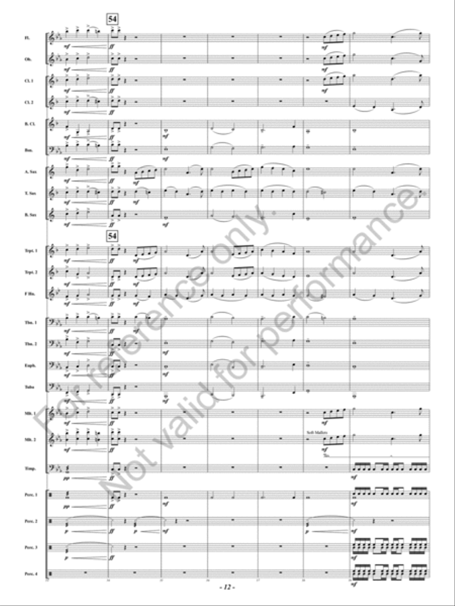 Mystic Forest Mystic Forest Concert Band scores gallery preview page 13