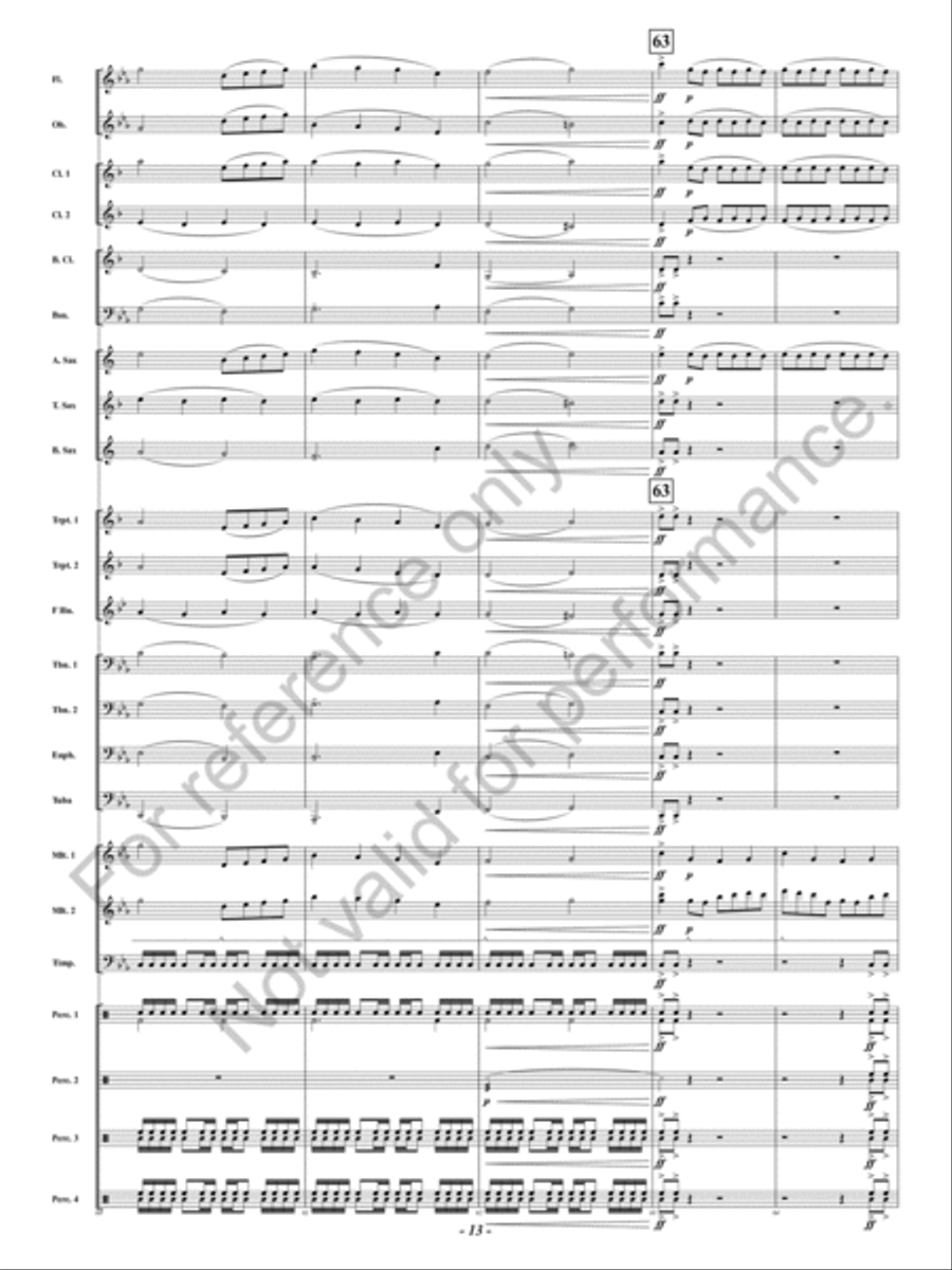 Mystic Forest Mystic Forest Concert Band scores gallery preview page 14