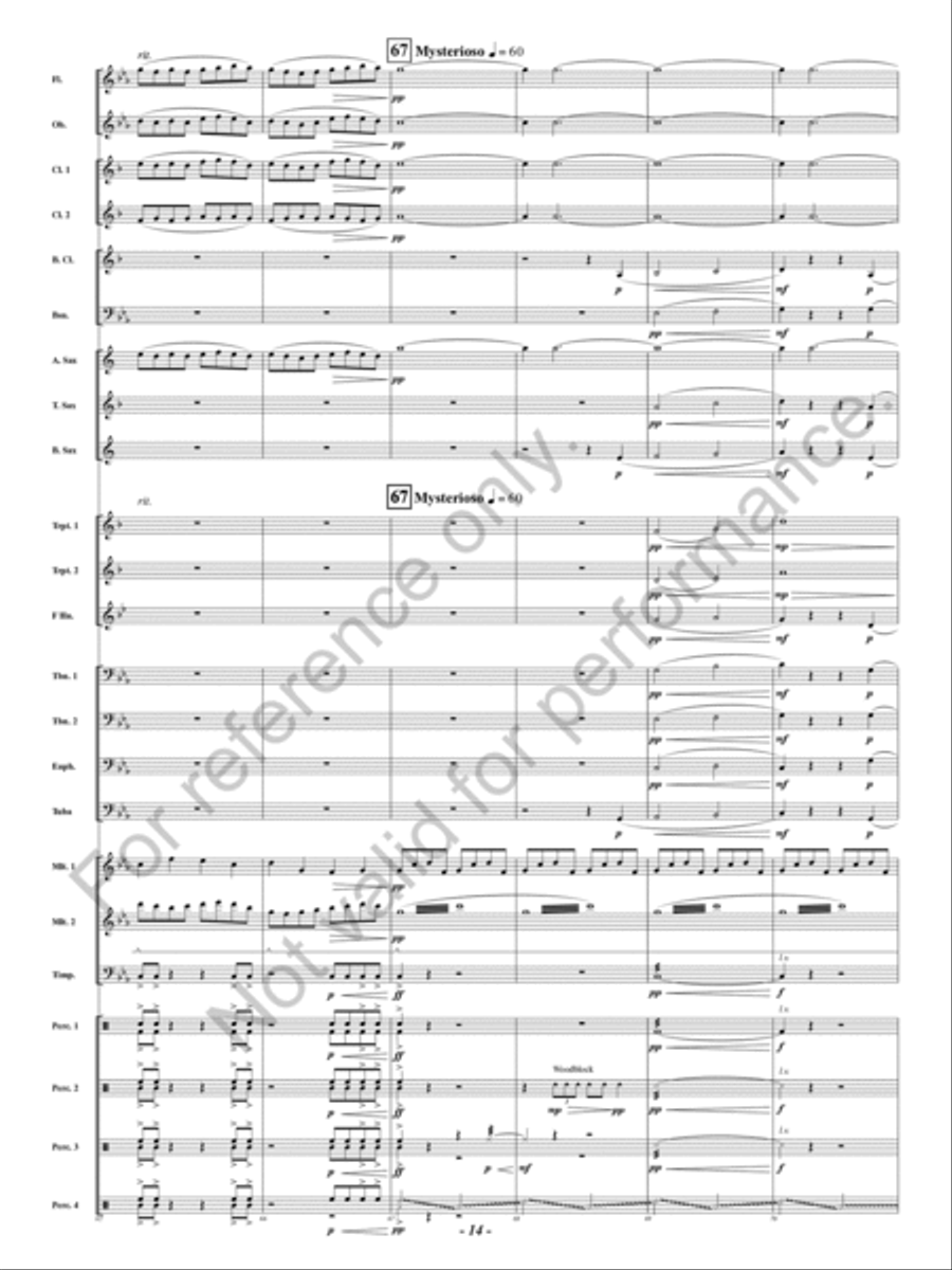 Mystic Forest Mystic Forest Concert Band scores gallery preview page 15