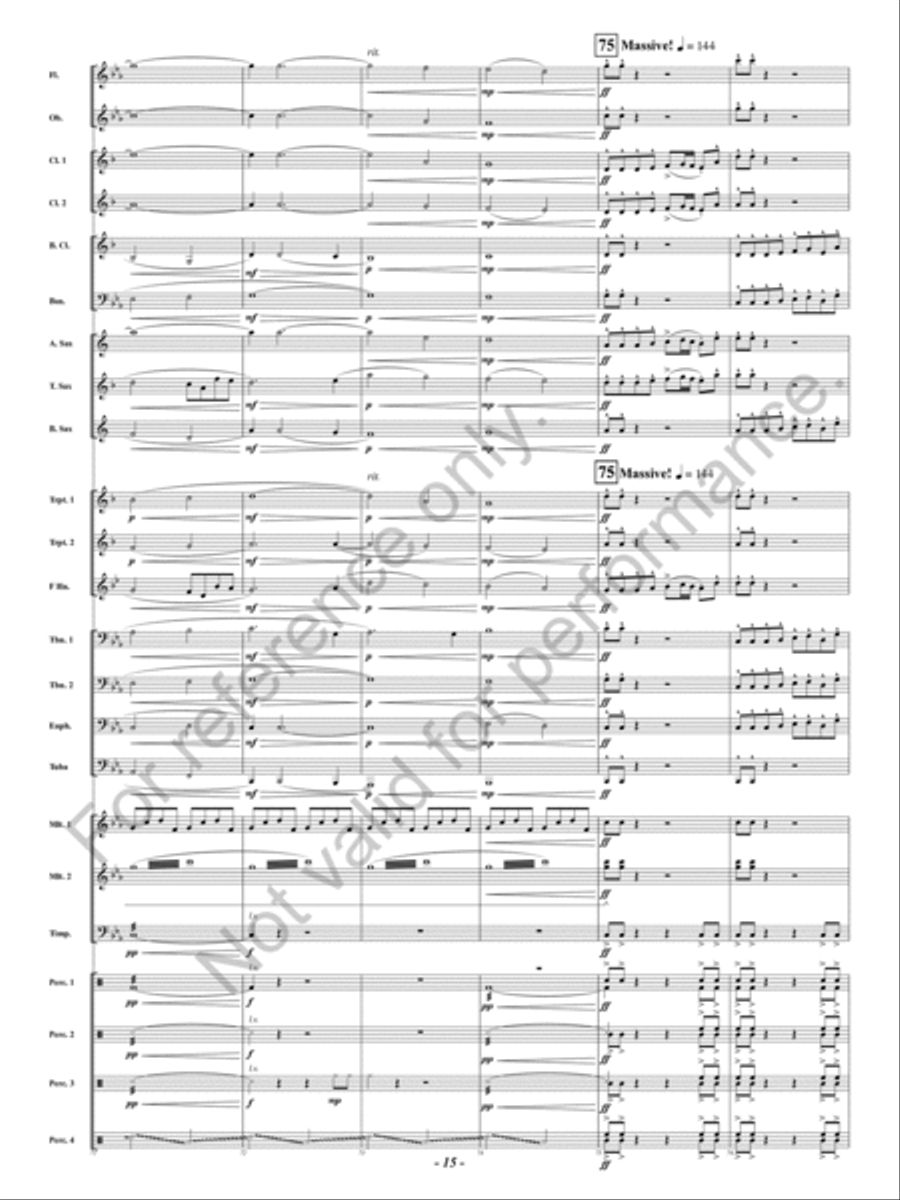 Mystic Forest Mystic Forest Concert Band scores gallery preview page 16