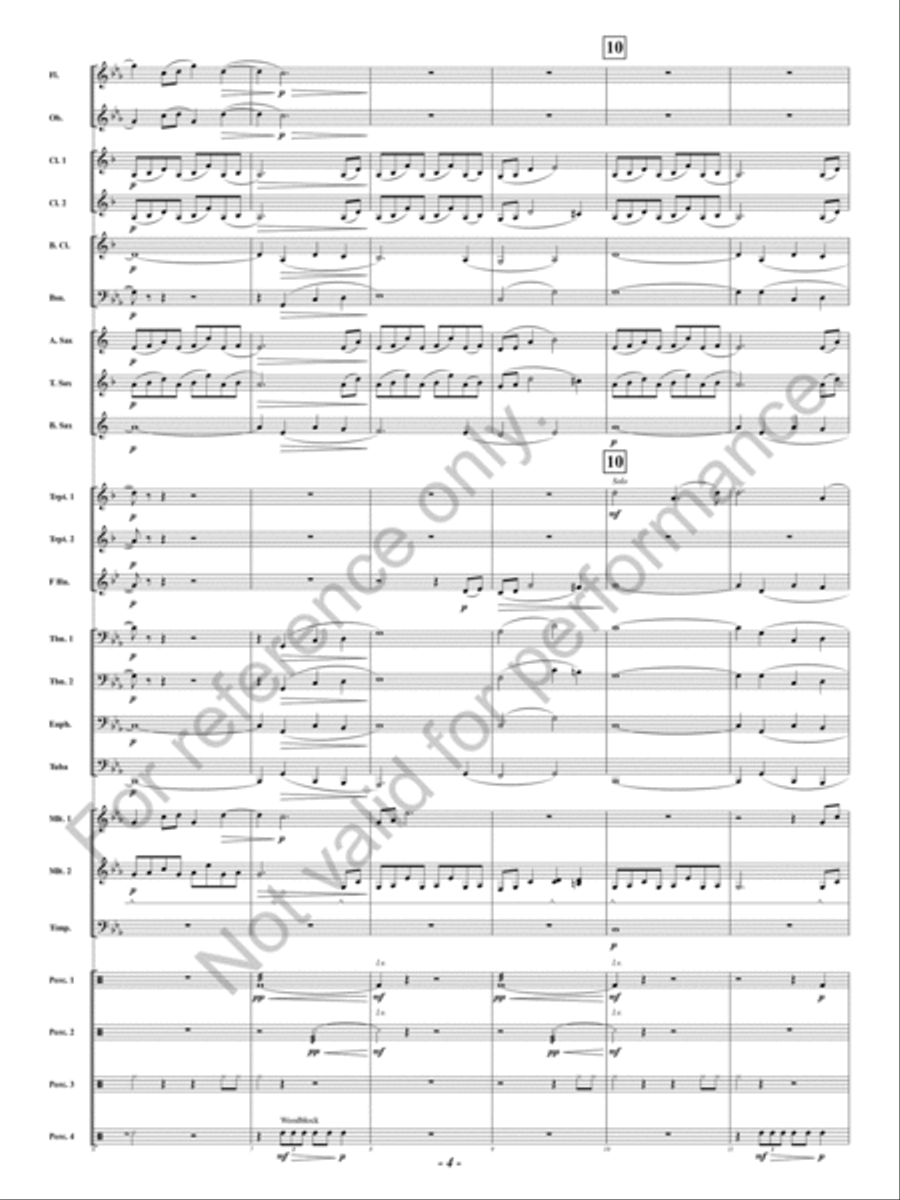 Mystic Forest Mystic Forest Concert Band scores gallery preview page 5