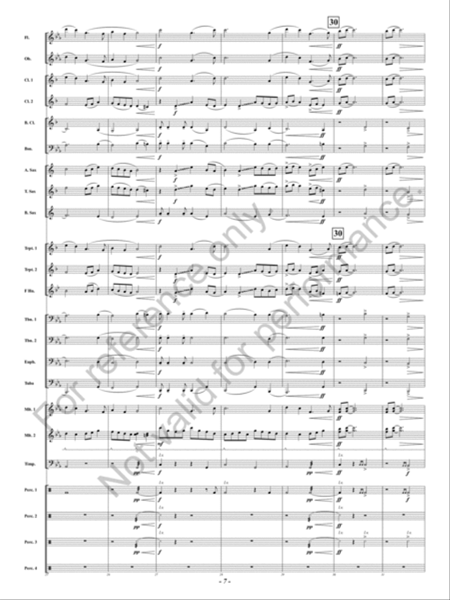 Mystic Forest Mystic Forest Concert Band scores gallery preview page 8
