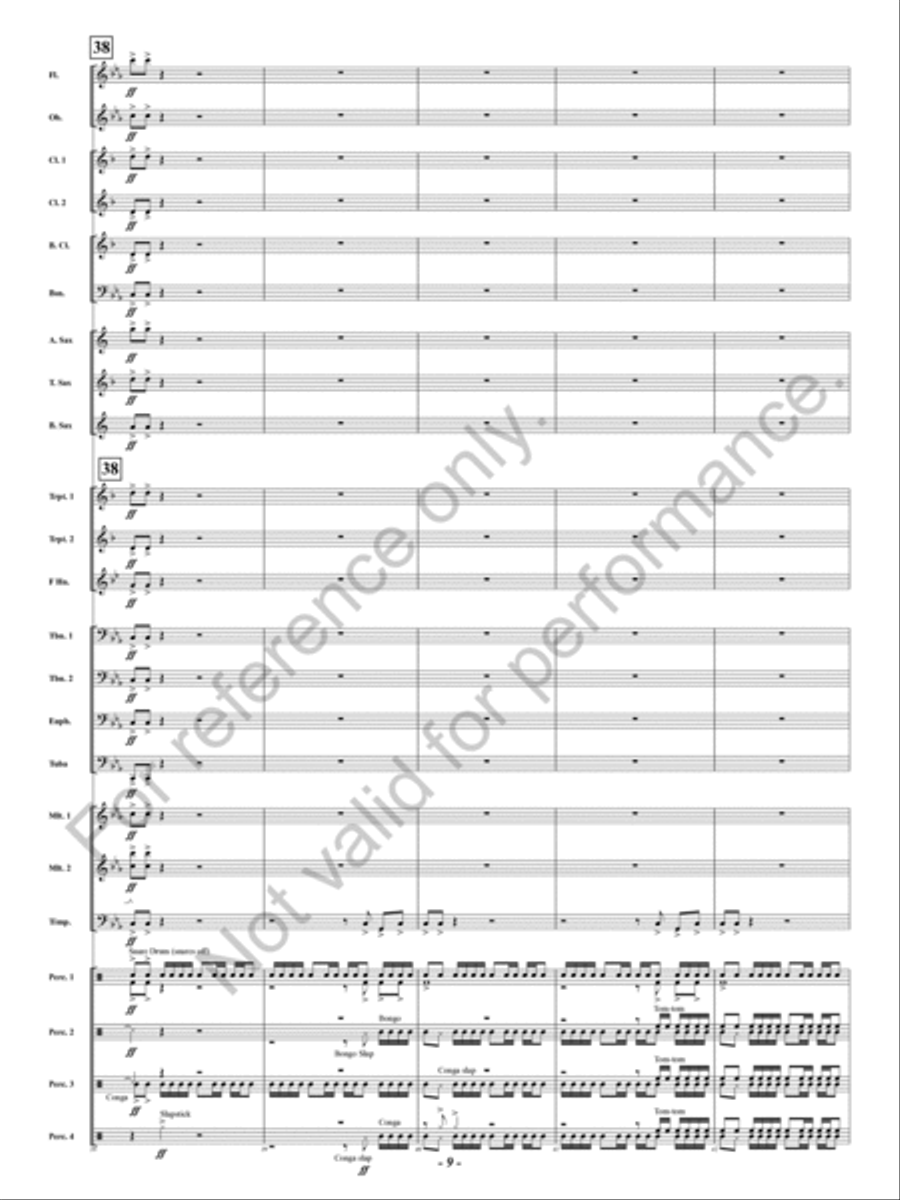 Mystic Forest Mystic Forest Concert Band scores gallery preview page 10