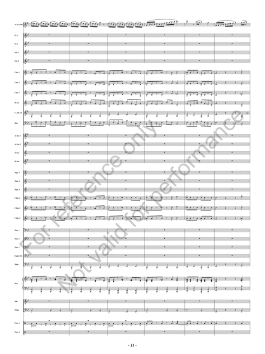 The Music Lesson The Music Lesson Concert Band scores gallery preview page 12