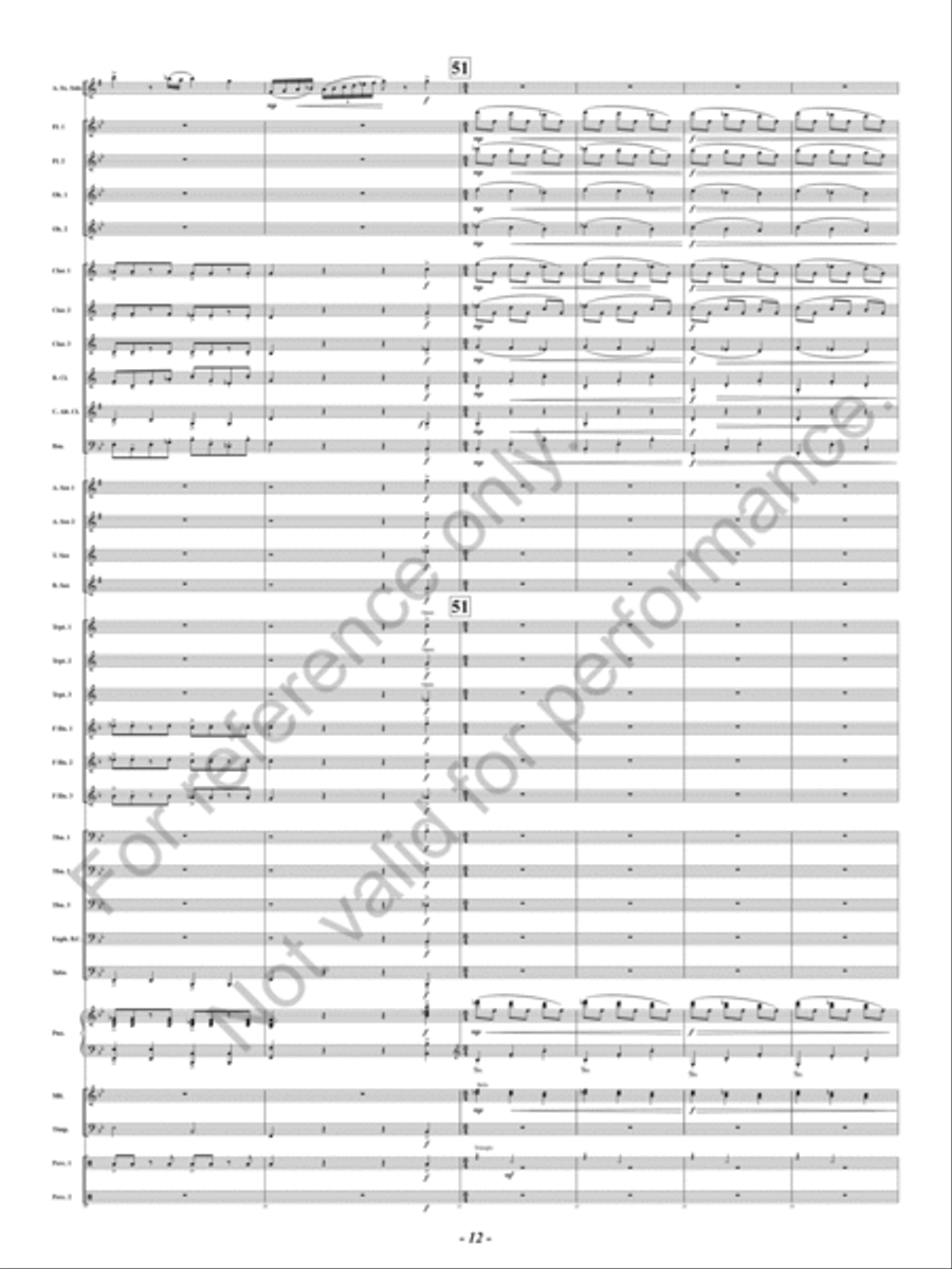 The Music Lesson The Music Lesson Concert Band scores gallery preview page 13