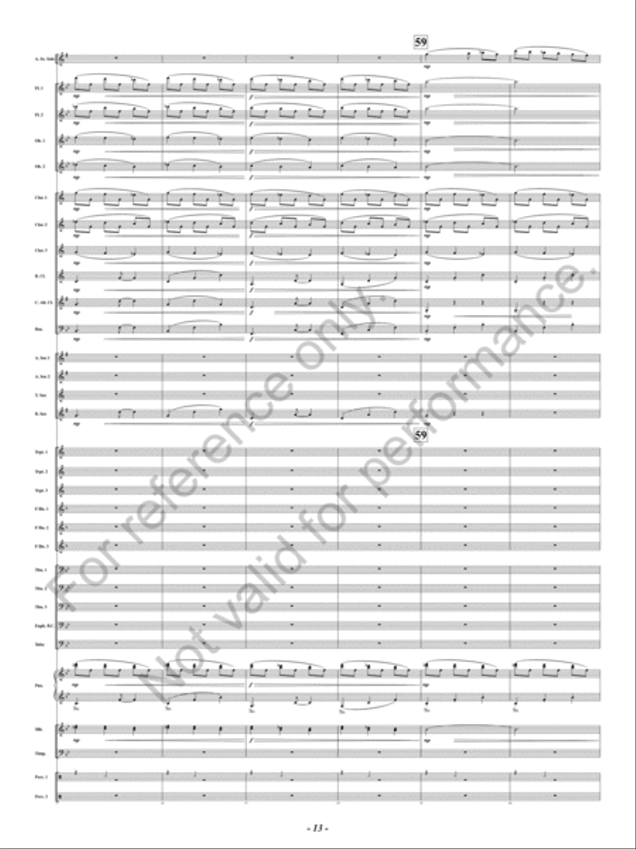 The Music Lesson The Music Lesson Concert Band scores gallery preview page 14